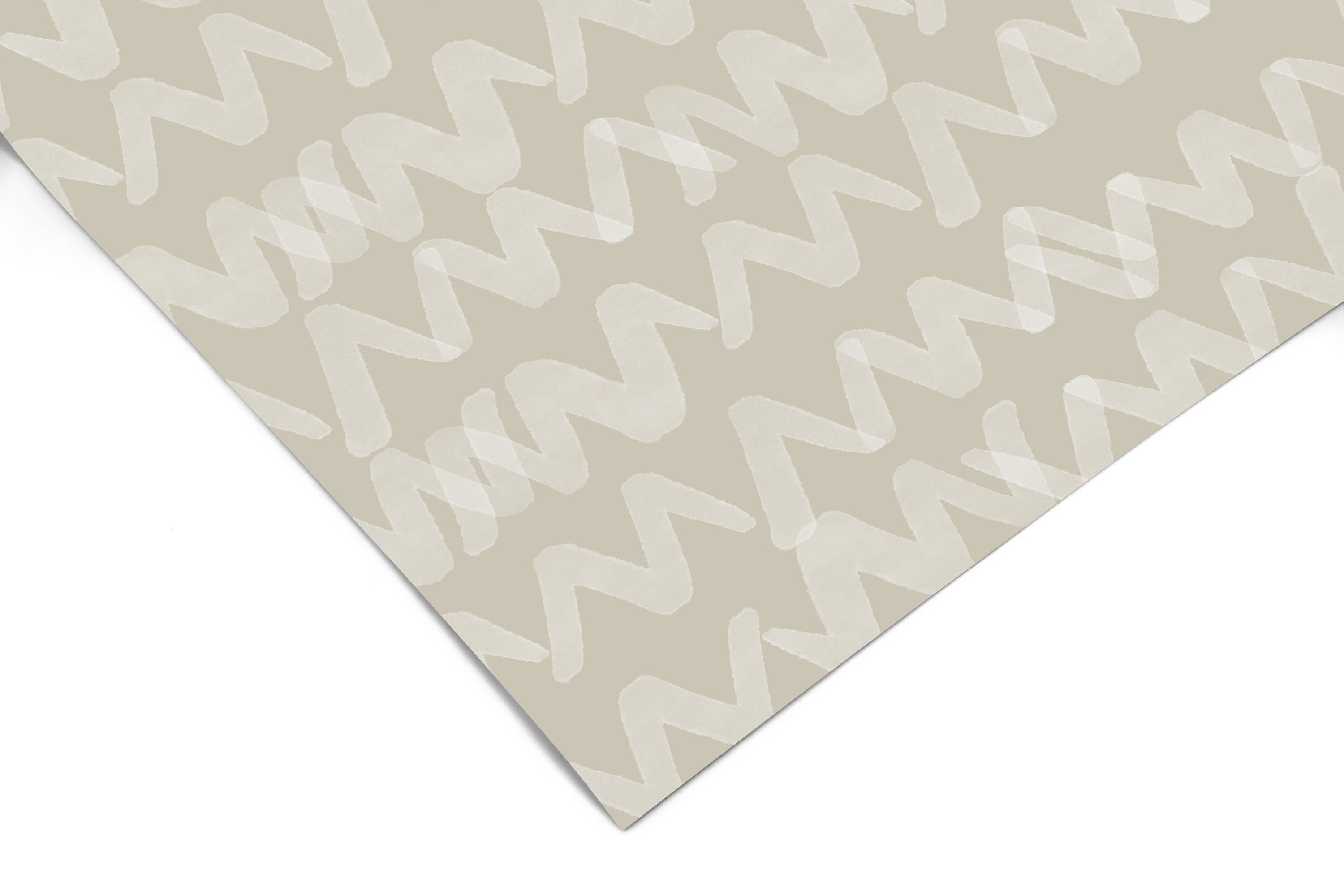 Tan Geometric Zigzag Wallpaper | Removable Wallpaper | Peel And Stick Wallpaper | Adhesive Wallpaper | Wall Paper Peel Stick Wall Mural 3639 - JamesAndColors
