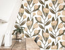 Farmhouse Floral Wallpaper | Removable Wallpaper | Peel And Stick Wallpaper | Adhesive Wallpaper | Wall Paper Peel Stick Wall Mural 3633 - JamesAndColors