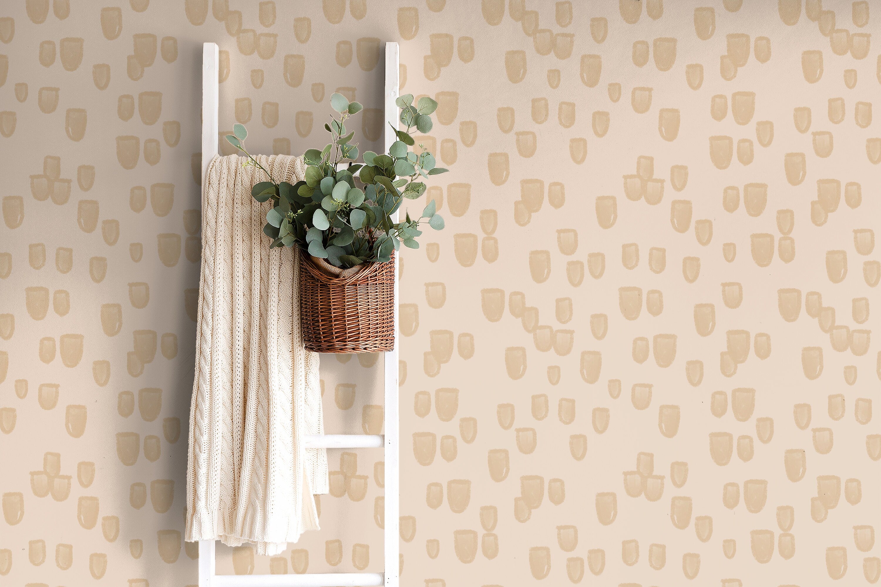 Farmhouse Boho Wallpaper | Removable Wallpaper | Peel And Stick Wallpaper | Adhesive Wallpaper | Wall Paper Peel Stick Wall Mural 3630 - JamesAndColors