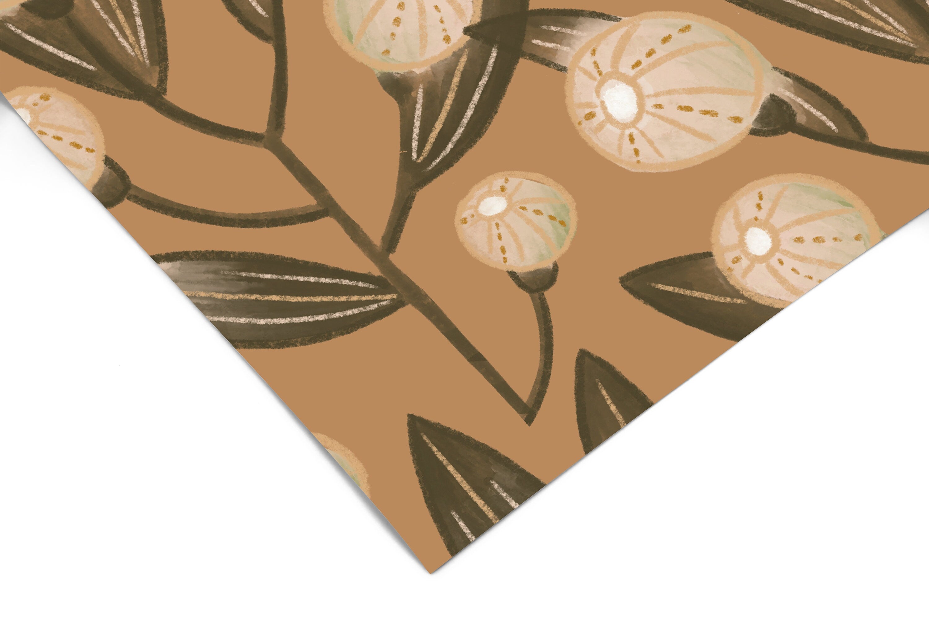 Farmhouse Floral Wallpaper | Removable Wallpaper | Peel And Stick Wallpaper | Adhesive Wallpaper | Wall Paper Peel Stick Wall Mural 3629 - JamesAndColors