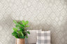 Tan Boho Geometric Wallpaper | Removable Wallpaper | Peel And Stick Wallpaper | Adhesive Wallpaper | Wall Paper Peel Stick Wall Mural 3611 - JamesAndColors