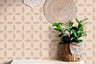 Tan Boho Geometric Wallpaper | Removable Wallpaper | Peel And Stick Wallpaper | Adhesive Wallpaper | Wall Paper Peel Stick Wall Mural 3610 - JamesAndColors