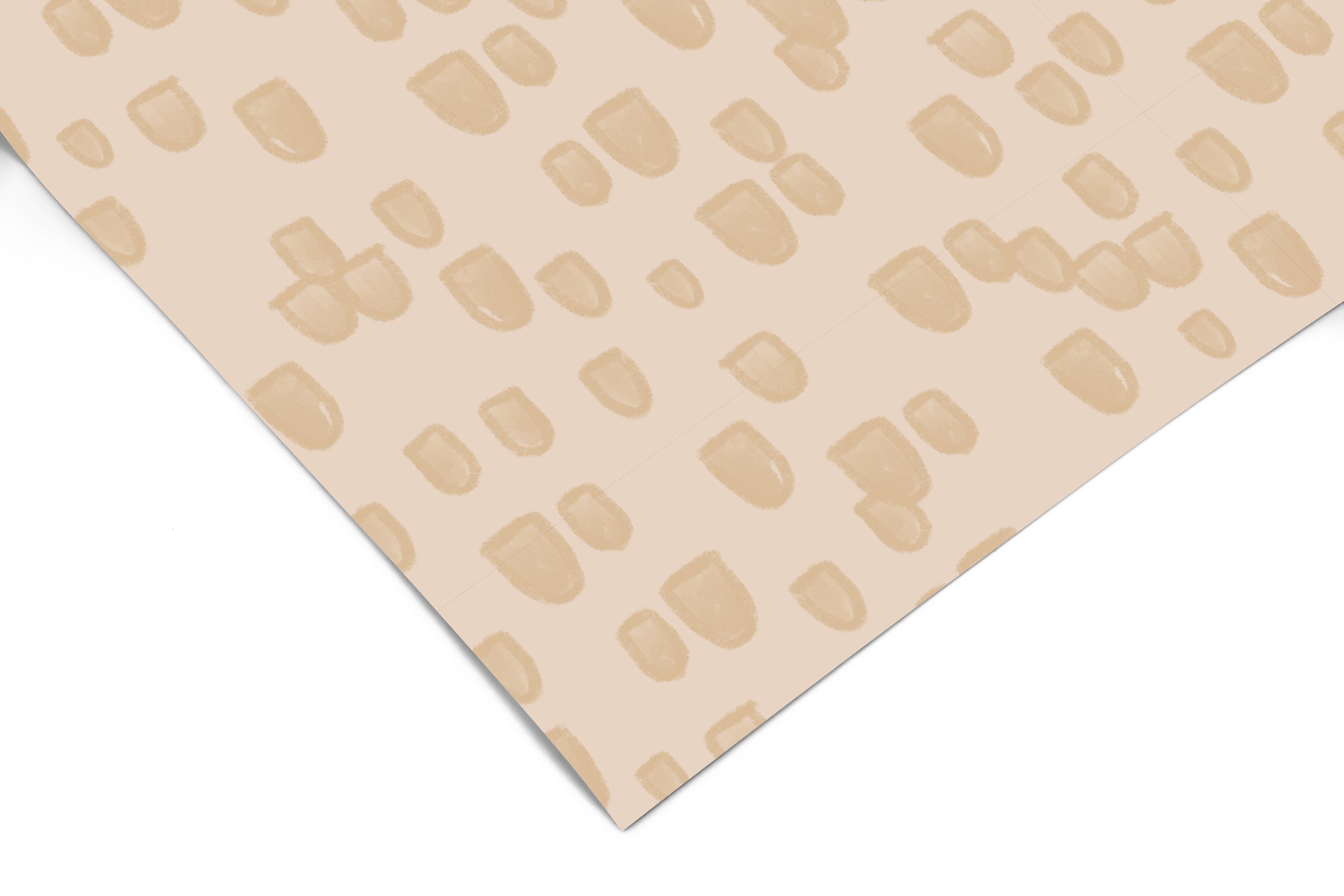 Farmhouse Tan Boho Contact Paper | Peel And Stick Wallpaper | Removable Wallpaper | Shelf Liner | Drawer Liner | Peel and Stick Paper 996 - JamesAndColors