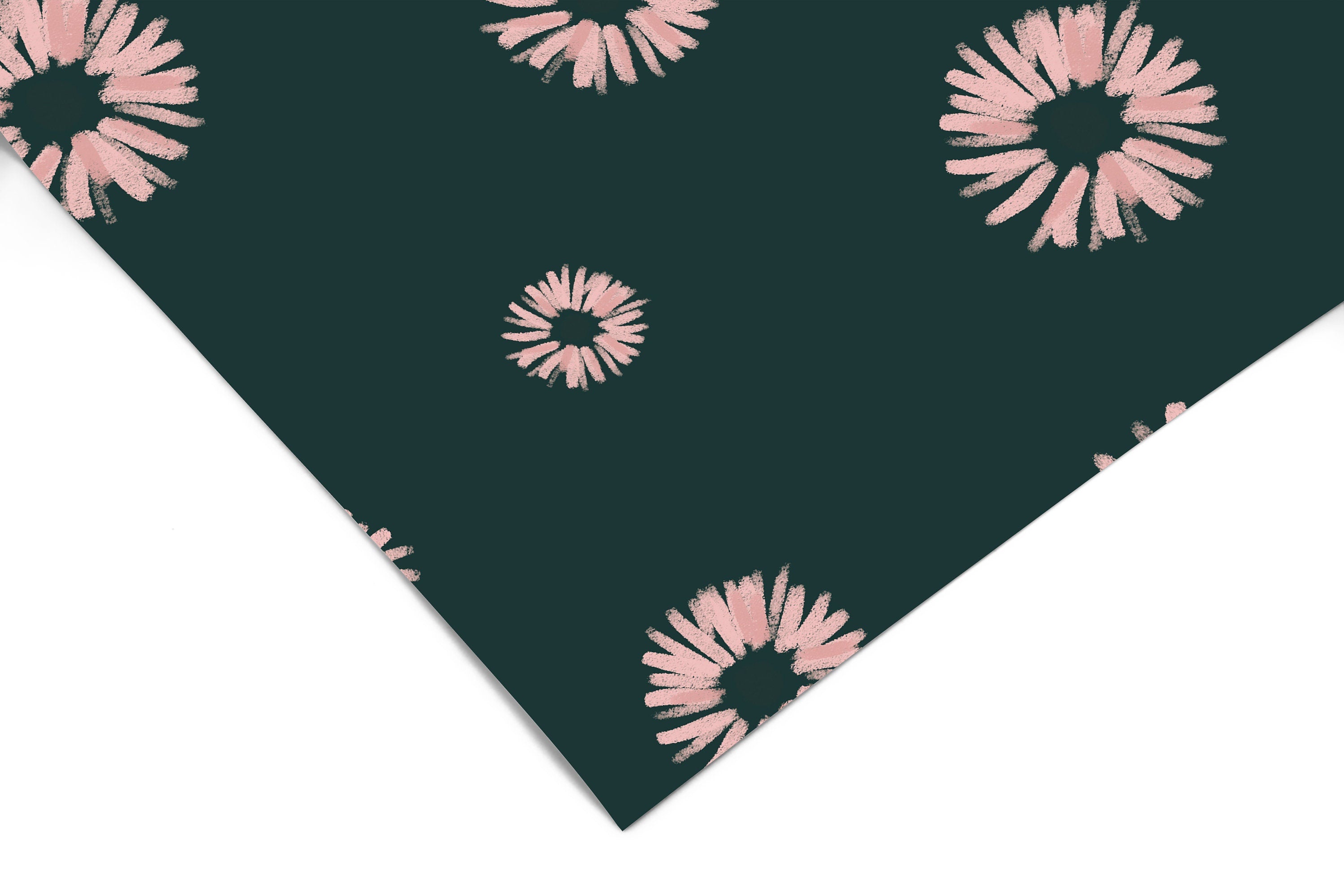 Flower Burst Wallpaper | Girls Nursery Wallpaper | Kids Wallpaper | Childrens Wallpaper | Peel Stick Wallpaper | Removable Wallpaper | 3544 - JamesAndColors