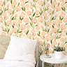 Soft Pink Flower Wallpaper | Removable Wallpaper | Peel And Stick Wallpaper | Adhesive Wallpaper | Wall Paper Peel Stick Wall Mural 3431 - JamesAndColors