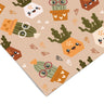 Boho Cactus Tan Contact Paper | Peel And Stick Wallpaper | Removable Wallpaper | Shelf Liner | Drawer Liner | Peel and Stick Paper 945 - JamesAndColors