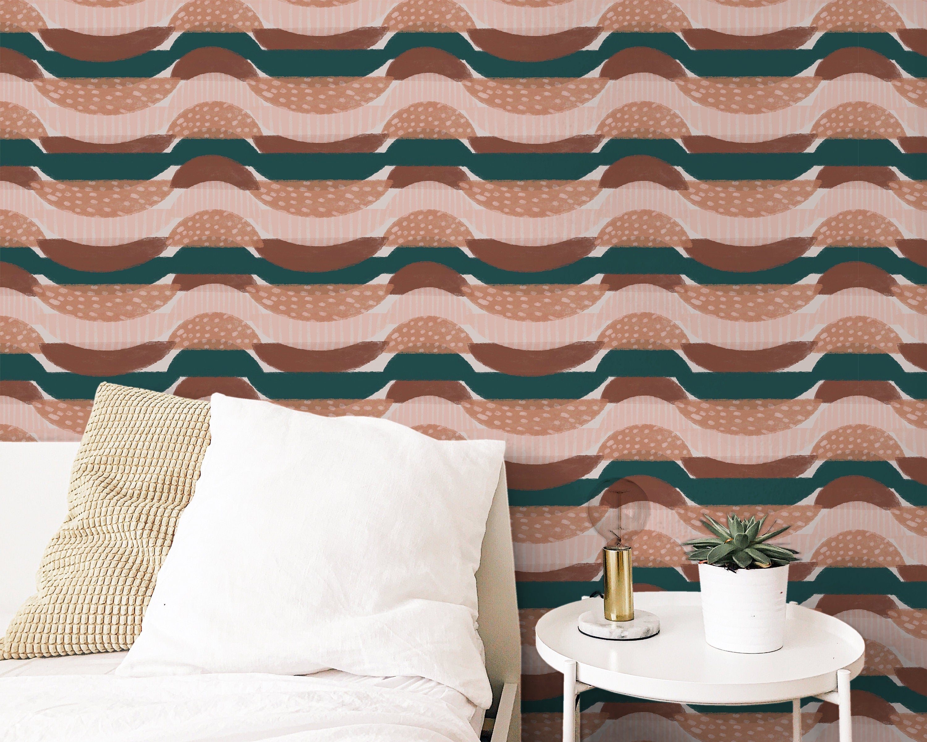 Boho Canyon Wallpaper Peel and Stick Wallpaper Removable Wallpaper Wall Decor Home Decor Wall Art Printable Wall Art Room Decor 3685 - JamesAndColors