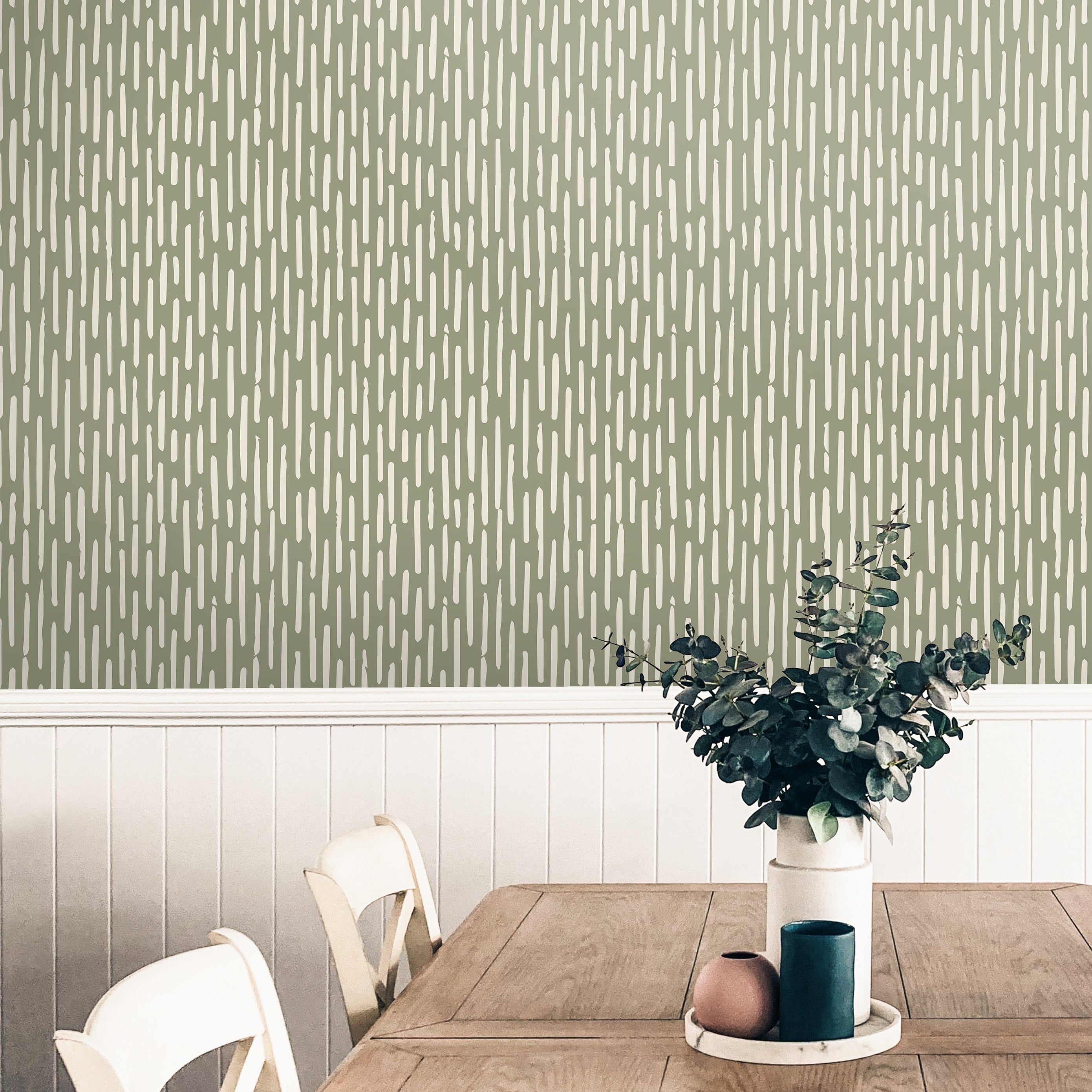 Olive And Cream Wallpaper Peel and Stick Wallpaper Removable Wallpaper Wall Decor Home Decor Wall Art Printable Wall Art Room Decor 3688 - JamesAndColors