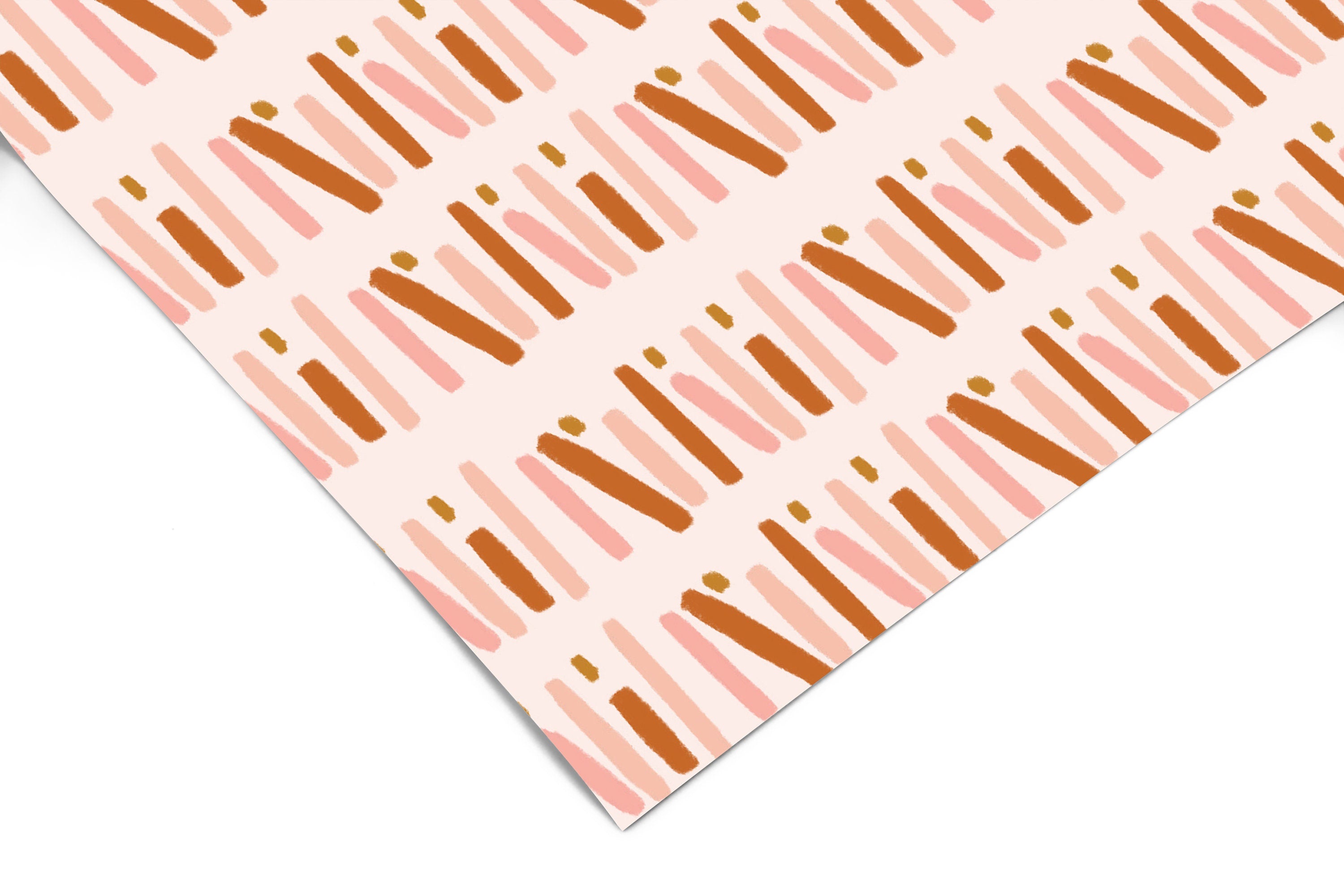 Pink Terracotta Wallpaper | Girls Nursery Wallpaper | Kids Wallpaper | Childrens Wallpaper | Peel Stick Wallpaper | Removable Wallpaper 3543 - JamesAndColors
