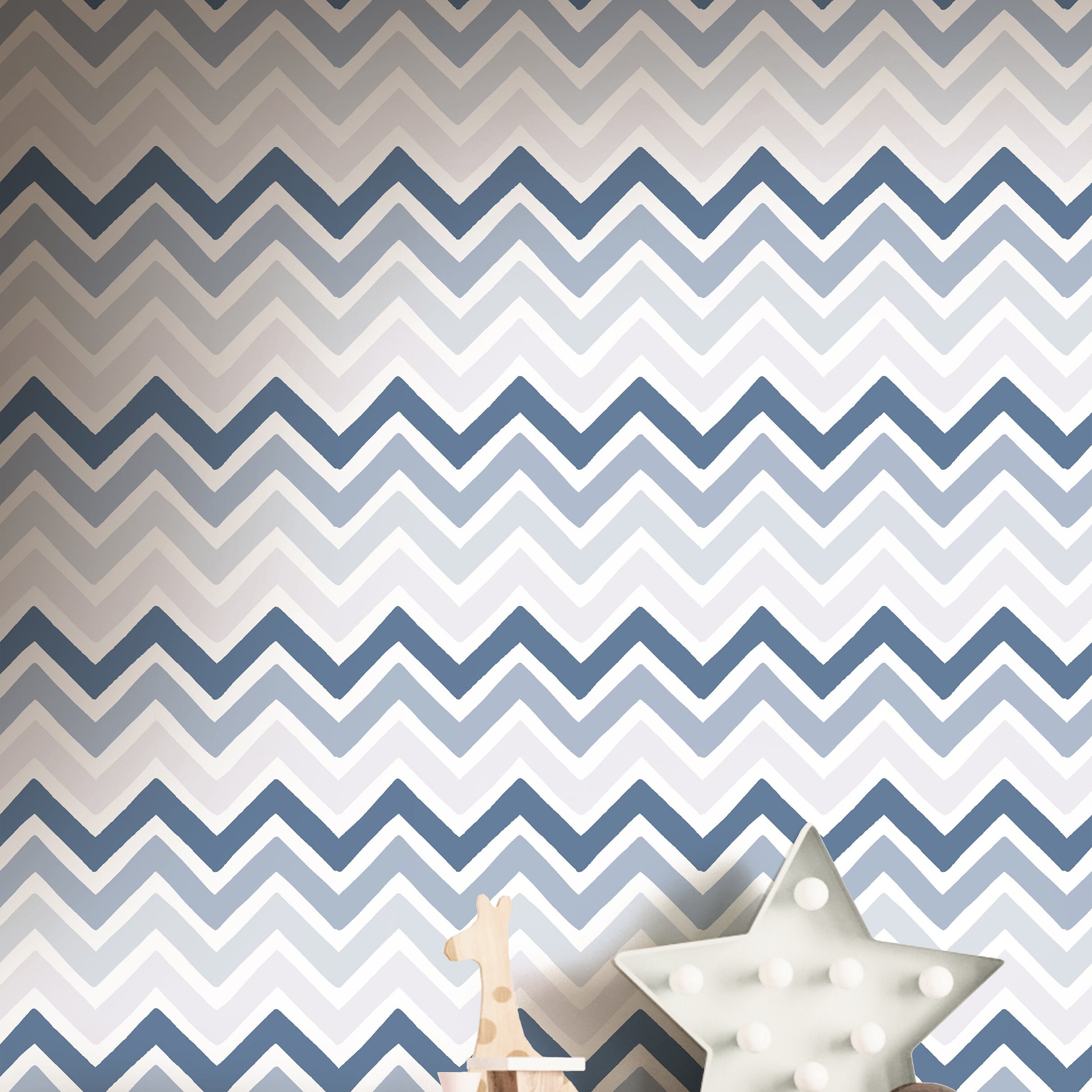 Removable Navy Blue Wallpaper | Boys Nursery Wallpaper | Kids Wallpaper | Childrens Wallpaper | Peel Stick Wallpaper | Boys Room | 3700 - JamesAndColors