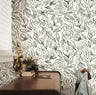 Black Cream Rose Wallpaper | Removable Wallpaper | Peel And Stick Wallpaper | Adhesive Wallpaper | Wall Paper Peel Stick Wall Mural 2368 - JamesAndColors