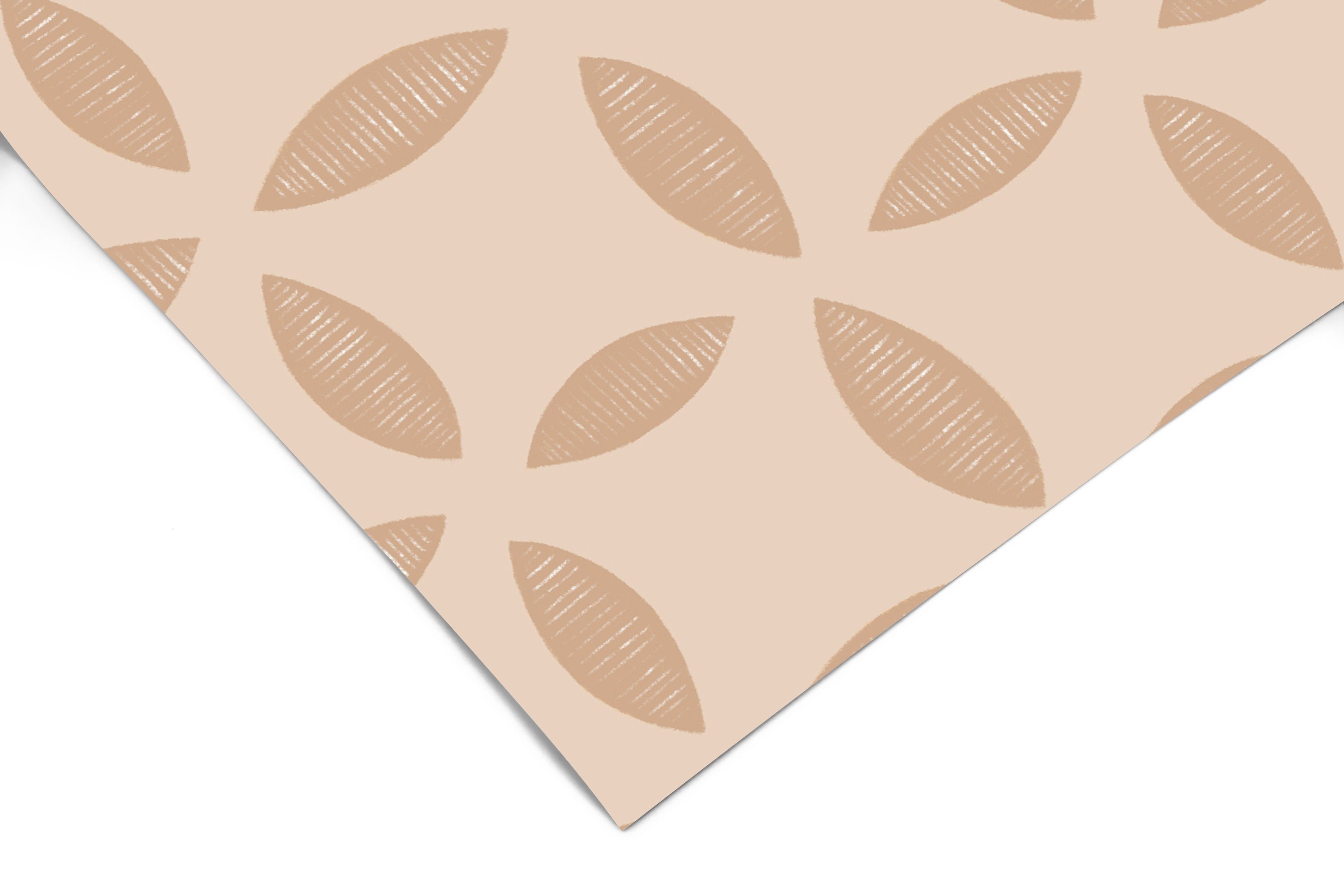 Tan Boho Geometric Wallpaper | Removable Wallpaper | Peel And Stick Wallpaper | Adhesive Wallpaper | Wall Paper Peel Stick Wall Mural 3610 - JamesAndColors
