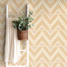Tan Boho Geometric Wallpaper | Removable Wallpaper | Peel And Stick Wallpaper | Adhesive Wallpaper | Wall Paper Peel Stick Wall Mural 3609 - JamesAndColors