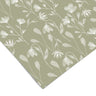 Olive Green Floral Contact Paper Peel And Stick Wallpaper | Removable Wallpaper | Shelf Liner | Drawer Liner | Peel and Stick Paper 1005