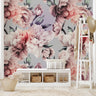 Large Floral Mural Wallpaper | Removable Wallpaper | Peel And Stick Wallpaper | Adhesive Wallpaper | Wall Paper Peel Stick Wall Mural 3669 - JamesAndColors