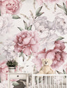 Large Floral Mural Wallpaper | Removable Wallpaper | Peel And Stick Wallpaper | Adhesive Wallpaper | Wall Paper Peel Stick Wall Mural 3667 - JamesAndColors