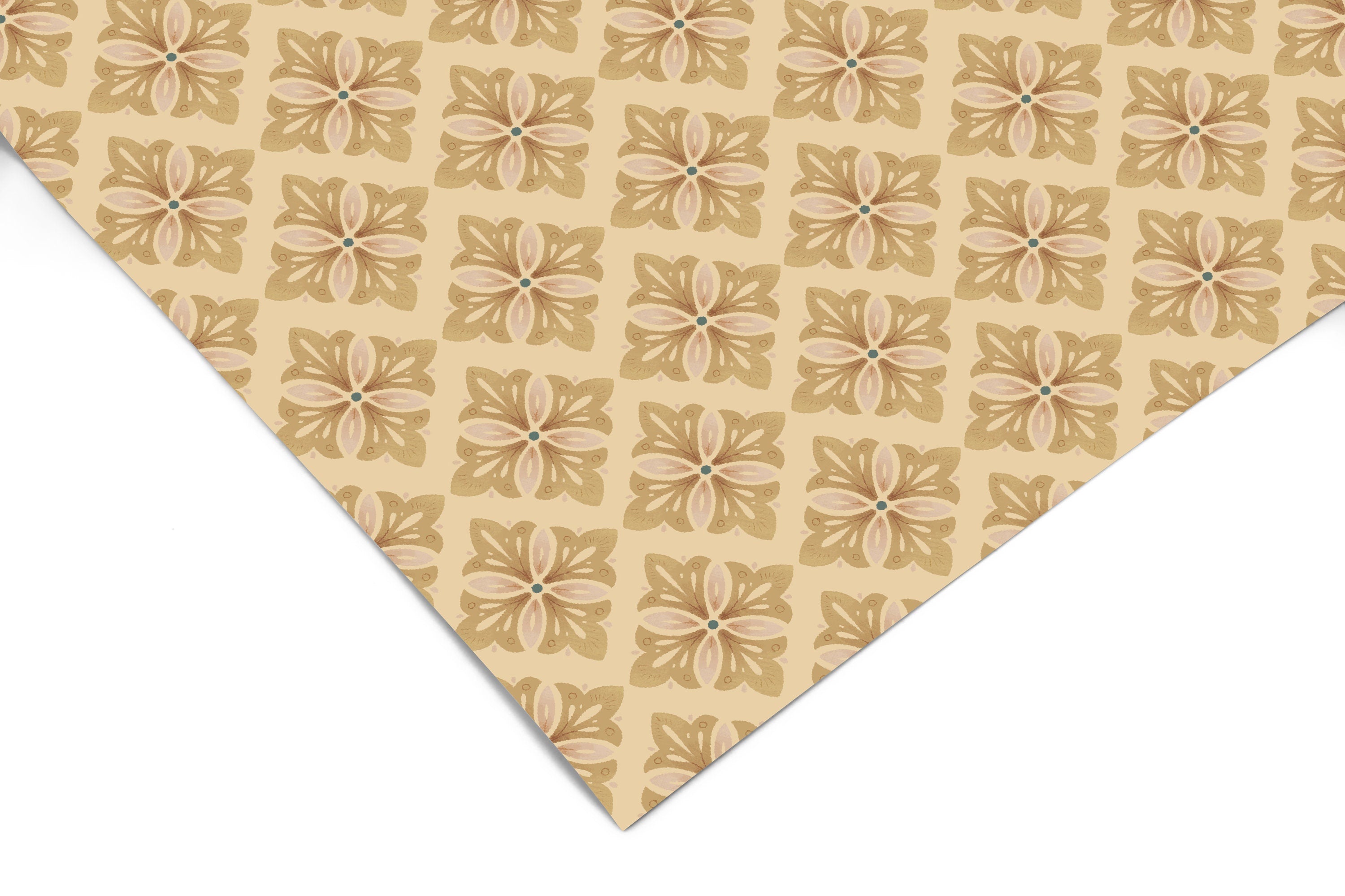 Tan Decorative Contact Paper | Peel And Stick Wallpaper | Removable Wallpaper | Shelf Liner | Drawer Liner | Peel Stick Paper 1011 - JamesAndColors