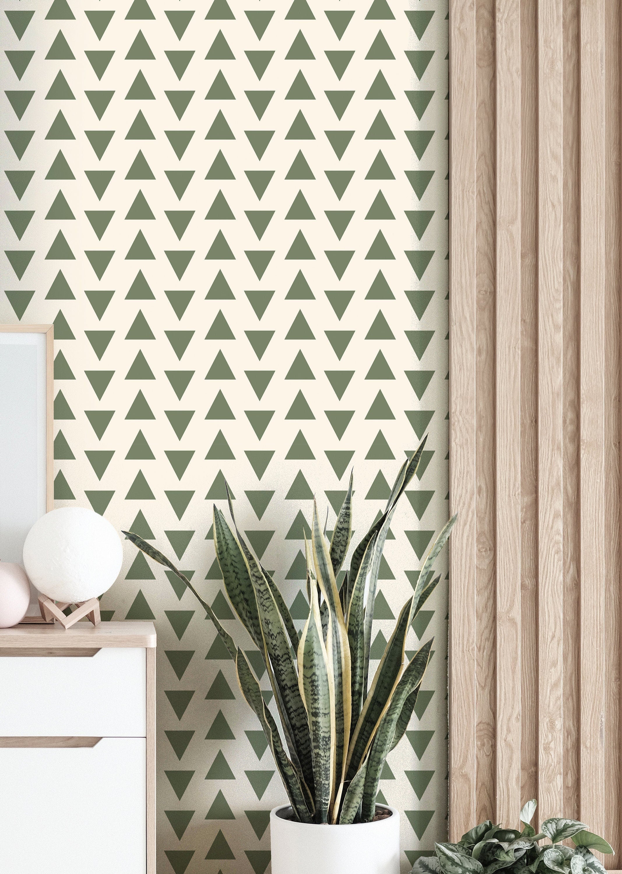 Wallpaper Peel and Stick Wallpaper Olive And Cream Minimalistic Simple Removable Wallpaper Wall Decor Home Decor Wall Art Room Decor 3751 - JamesAndColors