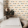 Desert Triangle Boho Wallpaper | Wallpaper Peel and Stick | Removable Wallpaper | Peel and Stick Wallpaper | Wall Paper Peel And Stick  2377 - JamesAndColors