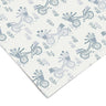Blue Bicycles Floral Contact Paper | Shelf Liner | Drawer Liner Peel and Stick Paper 1095 - James And Colors