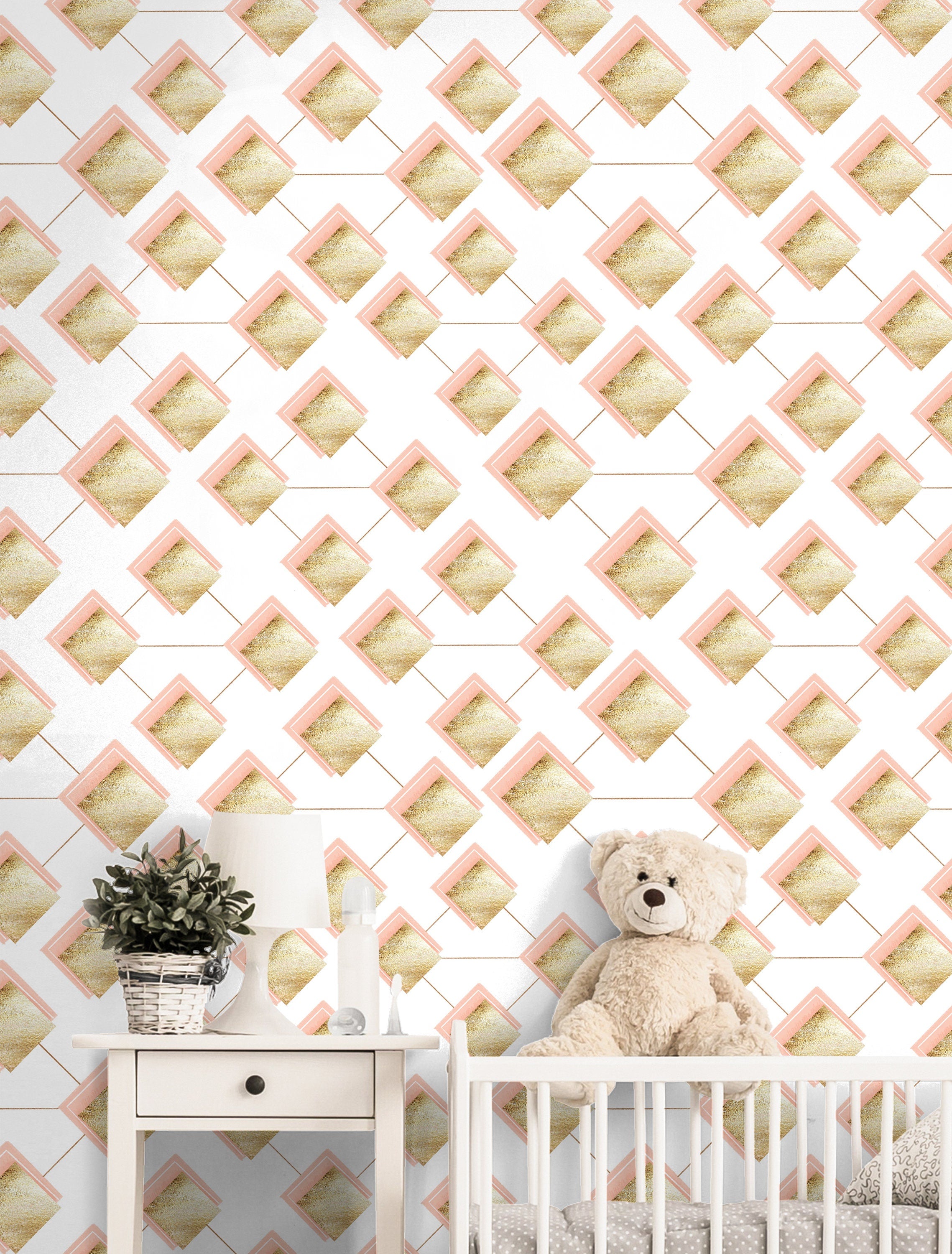 Boho Gold Desert Wallpaper | Removable Wallpaper | Peel And Stick Wallpaper | Adhesive Wallpaper | Wall Paper Peel Stick Wall Mural 3657 - JamesAndColors