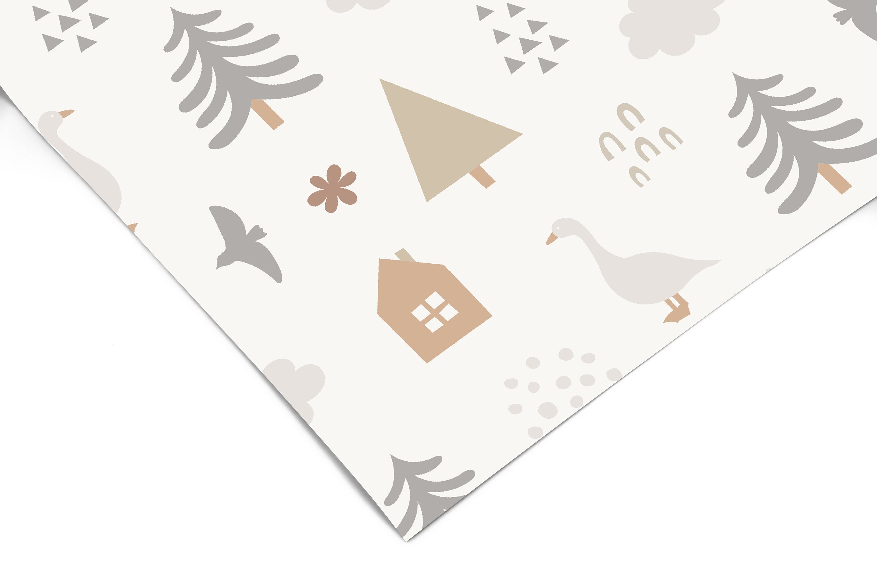 Nursery Wallpaper | Girls Nursery Wallpaper | Kids Wallpaper | Childrens Wallpaper | Peel Stick Wallpaper | Removable Wallpaper | 3784 - JamesAndColors