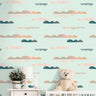 Fantasy Sky Wallpaper | Girls Nursery Wallpaper | Kids Wallpaper | Childrens Wallpaper | Peel Stick Wallpaper | Removable Wallpaper | 3662 - JamesAndColors
