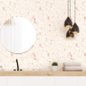 Terrazzo Cream Tan Wallpaper | Wallpaper Peel and Stick | Removable Wallpaper | Wall Paper Peel And Stick | Wall Mural | Wall Decor 3424 - JamesAndColors
