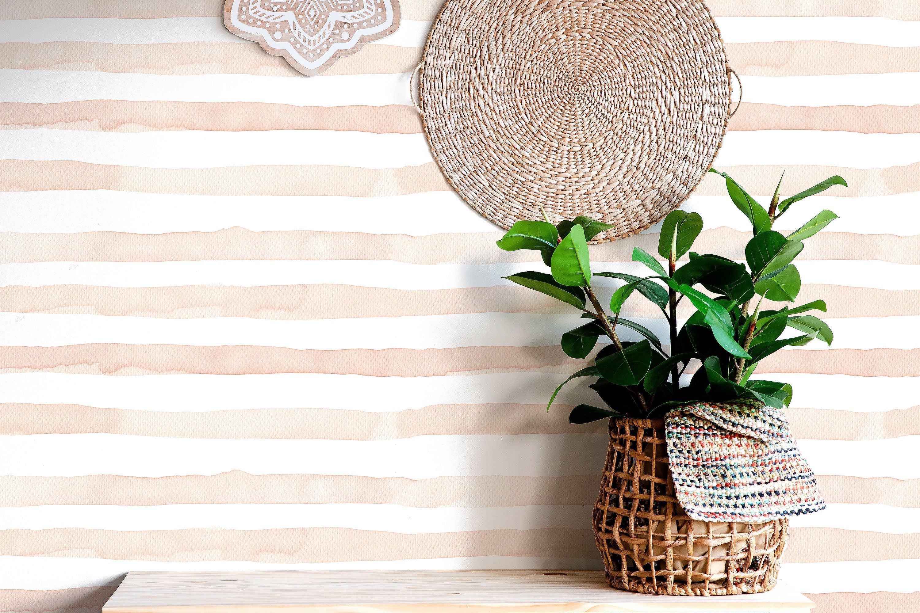 Washed Out Watercolor Wallpaper | Wallpaper Peel and Stick | Removable Wallpaper | Wall Paper Peel And Stick | Wall Mural | Wall Decor 3409 - JamesAndColors