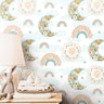 Boho Rainbow Wallpaper | Girls Nursery Wallpaper | Kids Wallpaper | Childrens Wallpaper | Peel Stick Wallpaper | Removable Wallpaper | 3783 - JamesAndColors