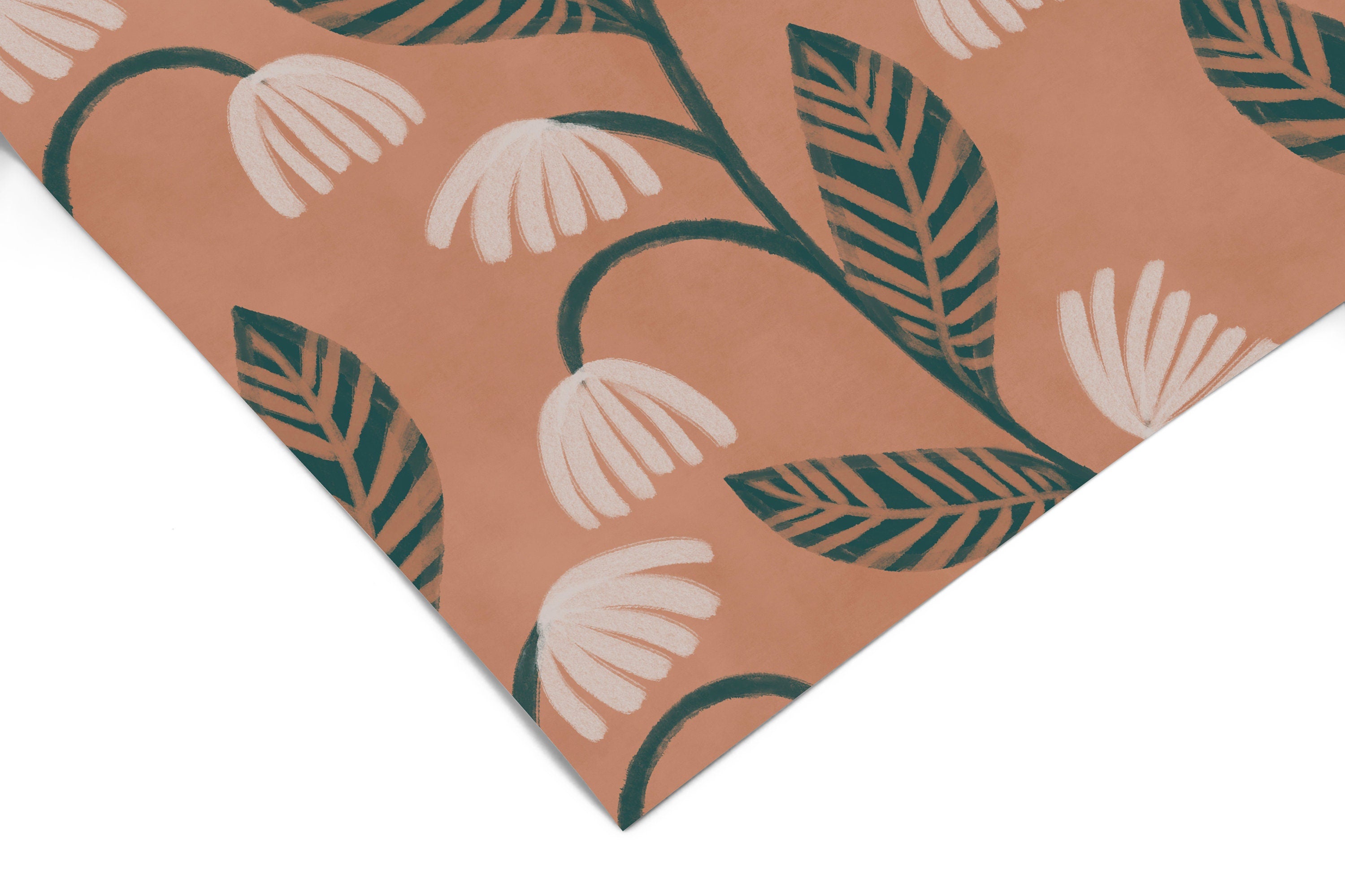 Boho Floral Wallpaper Peel and Stick Wallpaper Removable Wallpaper Wall Decor Home Decor Wall Art Printable Wall Art Room Decor 3683 - JamesAndColors