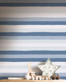 Removable Navy Blue Wallpaper | Boys Nursery Wallpaper | Kids Wallpaper | Childrens Wallpaper | Peel Stick Wallpaper | Boys Room | 3699 - JamesAndColors