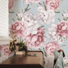 Large Floral Peony Wallpaper Peel and Stick Wallpaper Removable Wallpaper Wall Decor Home Decor Wall Art Printable Wall Art Room Decor 3713 - JamesAndColors