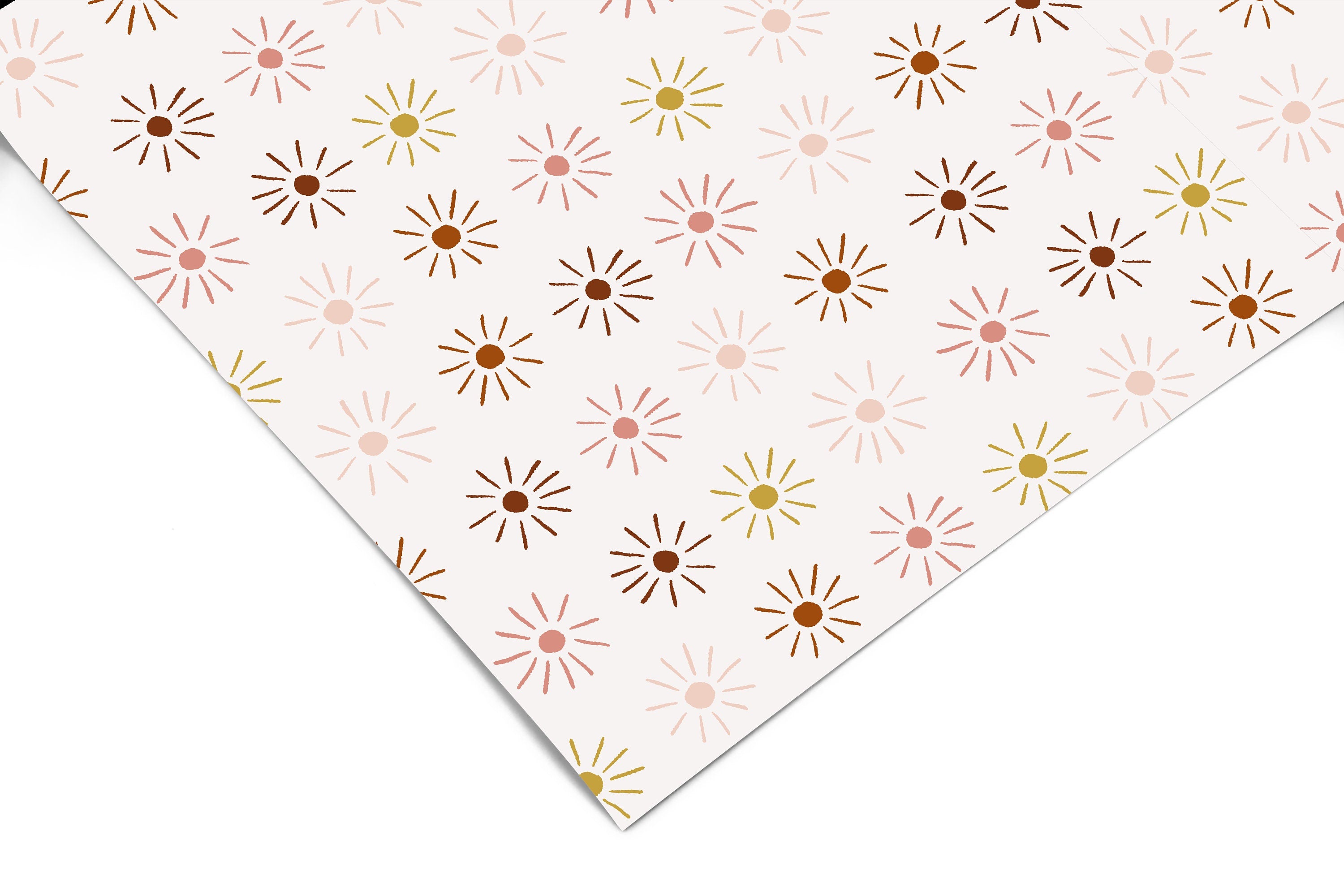 Boho Suns Contact Paper | Peel And Stick Wallpaper | Removable Wallpaper | Shelf Liner | Drawer Liner | Peel and Stick Paper 1056 - JamesAndColors