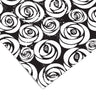 Black White Rose Contact Paper | Peel And Stick Paper | Removable Wallpaper | Shelf Liner | Drawer Liner | Peel and Stick Wallpaper 1128 - JamesAndColors