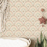 Boho Hearts Wallpaper | Girls Nursery Wallpaper | Kids Wallpaper | Childrens Wallpaper | Peel Stick Wallpaper | Removable Wallpaper | 3823 - JamesAndColors