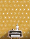 Peel and Stick Wallpaper Golden Yellow  Boho Sun Wallpaper | Removable Wallpaper | Wall Paper Peel Stick Wall Mural | Wall Decor 3485 - JamesAndColors