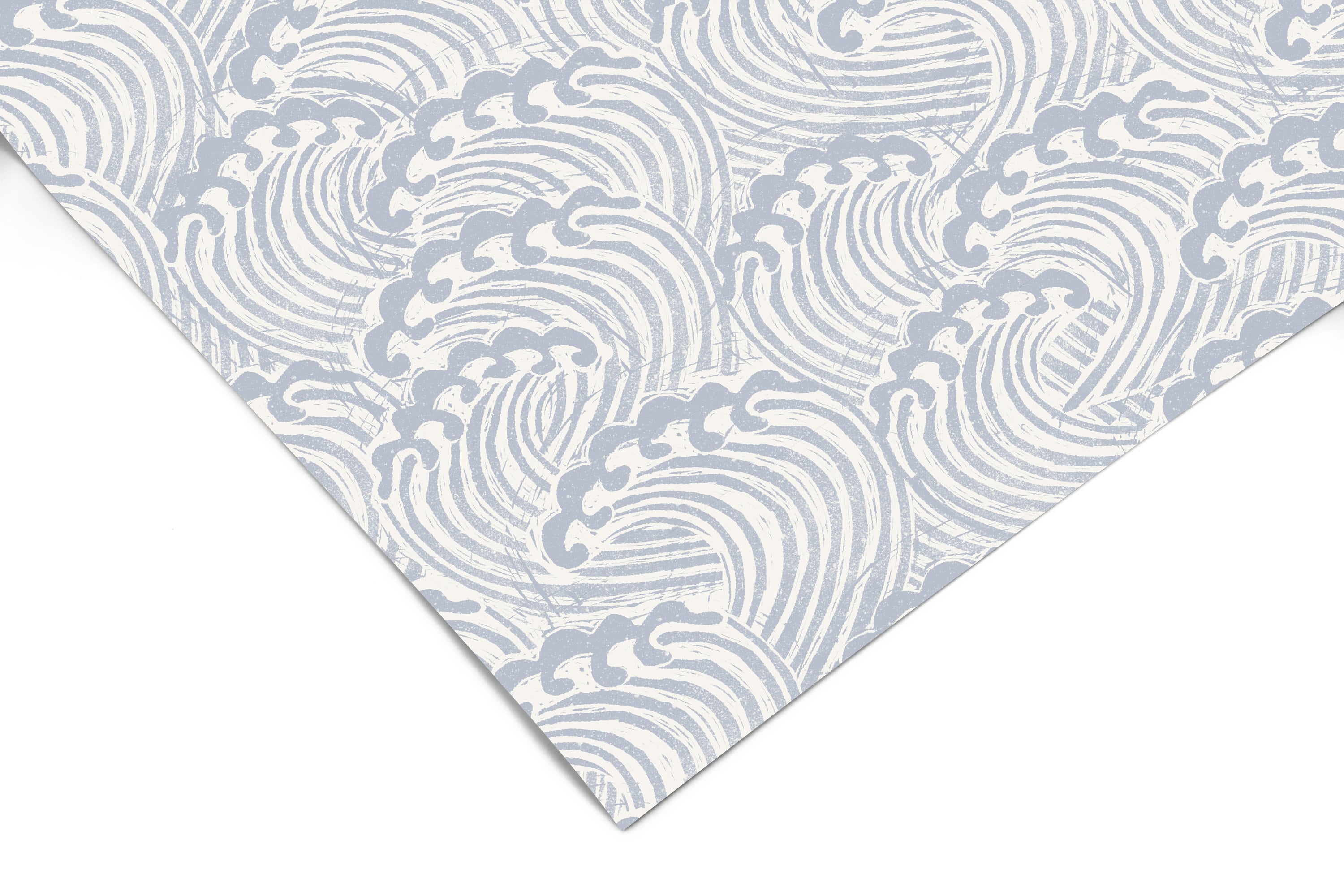 Muted Crashing Waves Contact Paper | Peel And Stick Wallpaper | Removable Wallpaper | Shelf Liner | Drawer Liner | Peel and Stick Paper 1087 - JamesAndColors