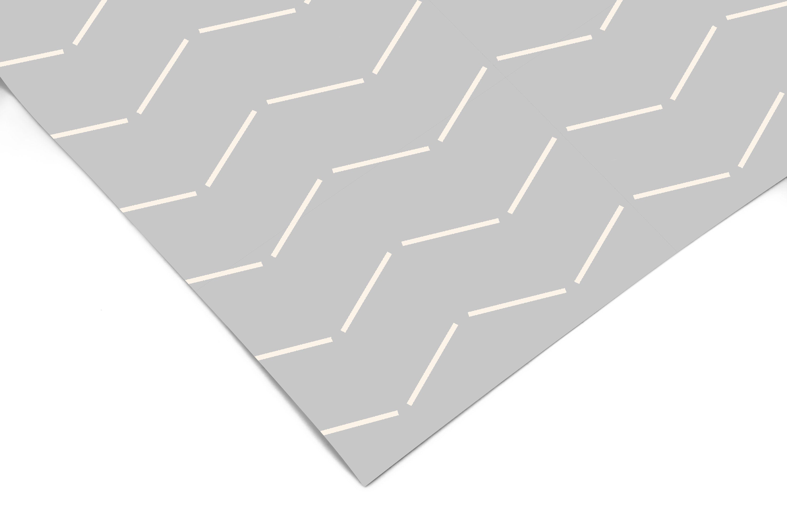 Gray Chevron Minimalist Contact Paper | Peel And Stick Wallpaper | Removable Wallpaper | Shelf Liner Drawer Liner Peel and Stick Paper 1119 - JamesAndColors