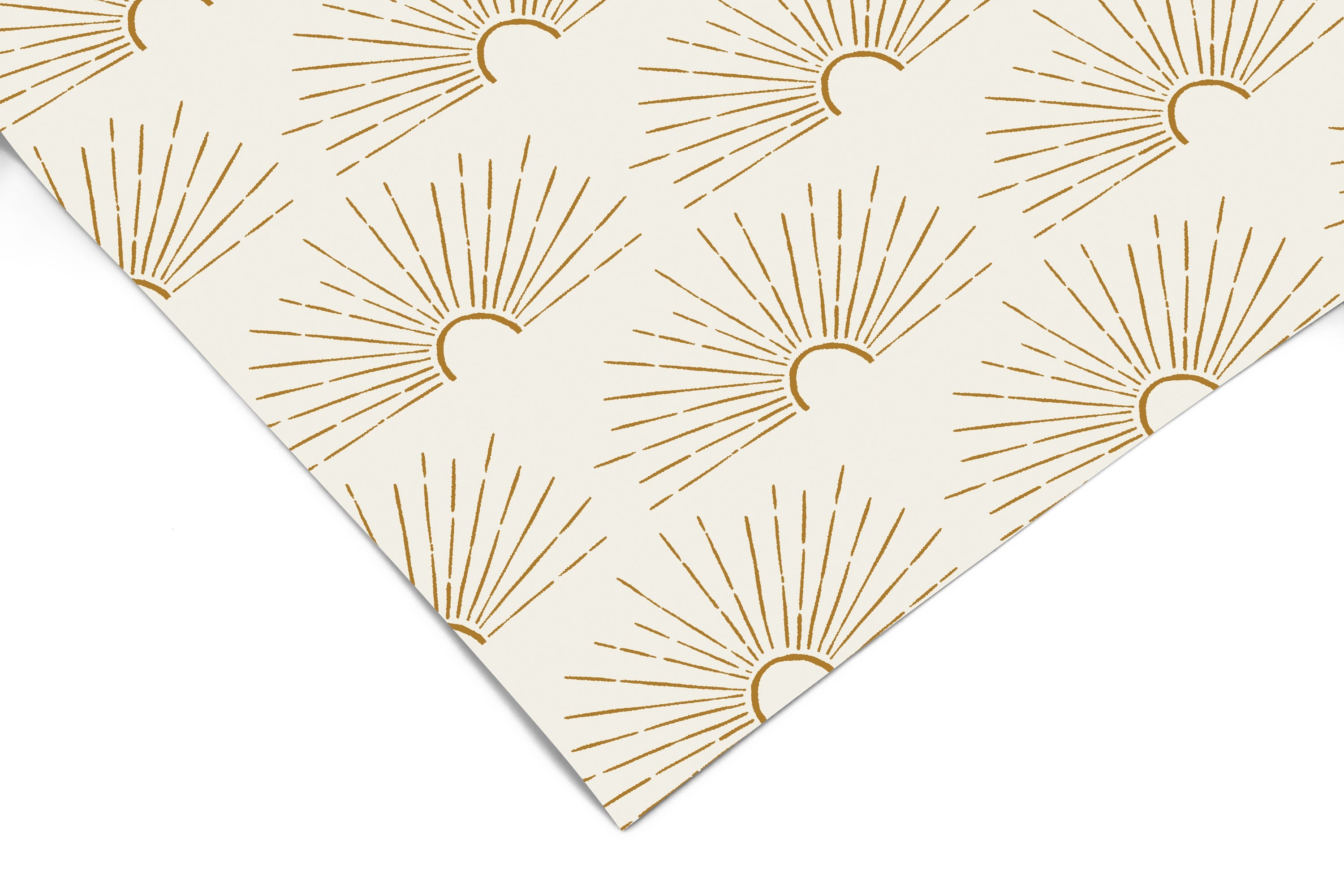 Wallpaper Peel and Stick Wallpaper Boho Golden Sun Cream Neutral Removable Wallpaper Wall Decor Home Decor Wall Art Room Decor 3809 - JamesAndColors