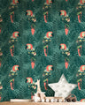 Tropical Kids Room Wallpaper | Adhesive Wallpaper | Peel And Stick Wallpaper | Removable Wallpaper | Wall Paper Peel And Stick Mural 1004 - JamesAndColors