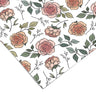 Floral Roses Contact Paper | Peel And Stick Wallpaper | Removable Wallpaper | Shelf Liner | Drawer Liner Peel and Stick Paper 1134