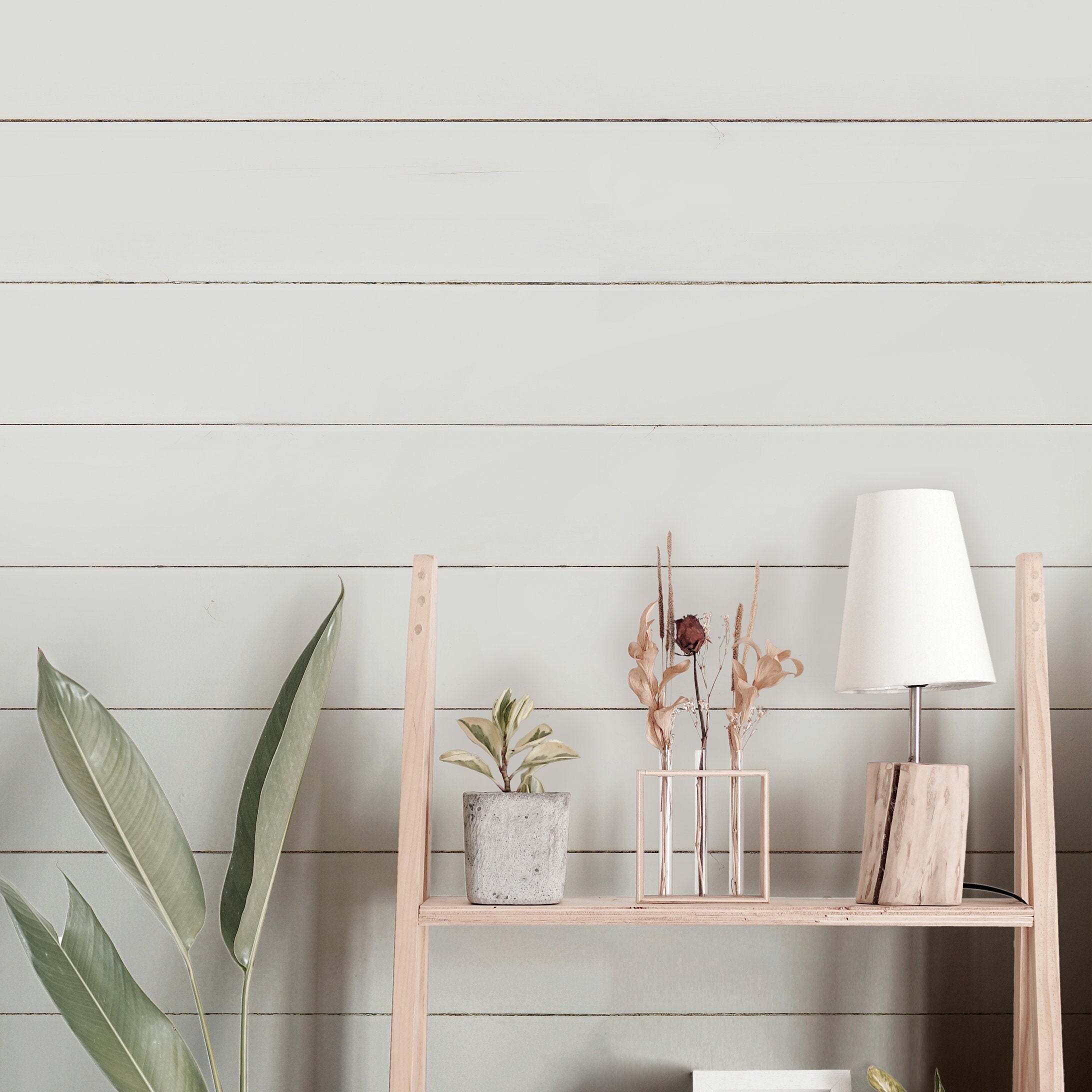 Realistic Shiplap Wallpaper Peel and Stick Wallpaper Removable Wallpaper Wall Decor Home Decor Wall Art Printable Wall Art Room Decor 3820 - JamesAndColors