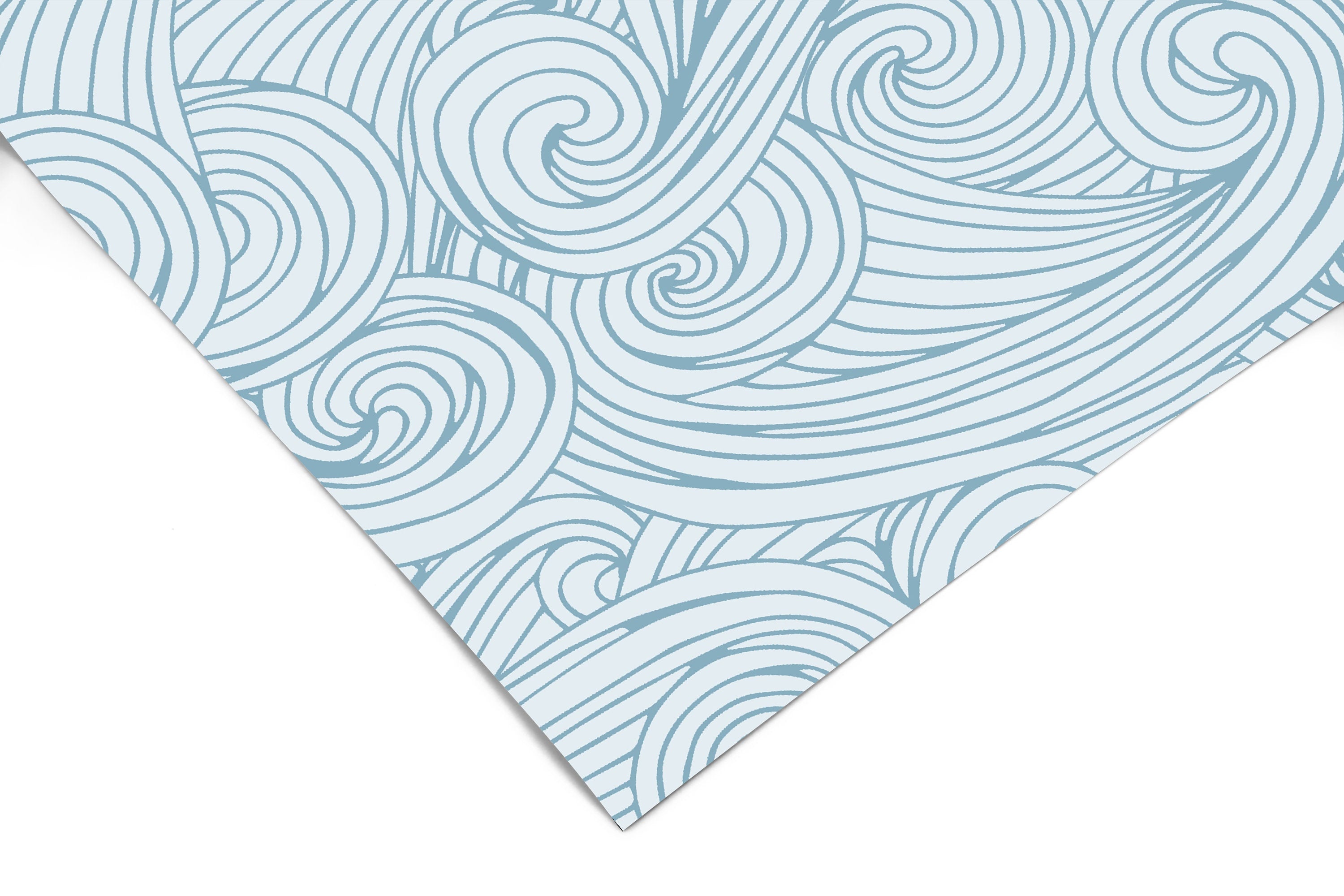 Wallpaper Peel and Stick Wallpaper Blue Crashing Ocean Waves Removable Wallpaper Wall Decor Home Decor Wall Art Room Decor 3834 - JamesAndColors