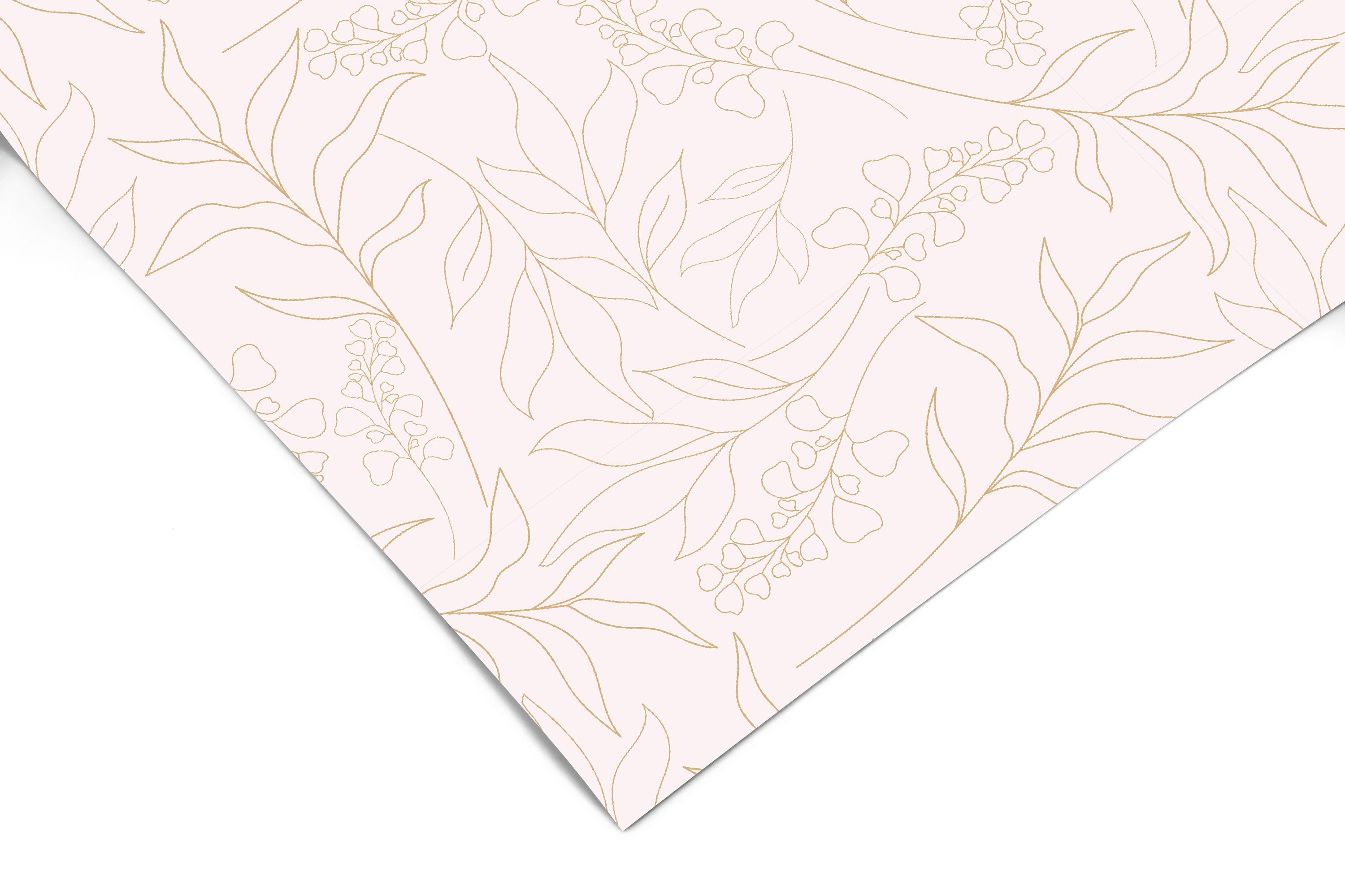 Contact Paper Minimalist Leaves | Peel And Stick Wallpaper | Removable Wallpaper | Shelf Liner | Drawer Liner | Peel and Stick Paper 1214 - JamesAndColors