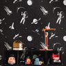 Removable Astronauts Space Wallpaper | Boys Nursery Wallpaper | Kids Wallpaper | Childrens Wallpaper | Peel Stick Wallpaper | Boys Room | 49 - JamesAndColors