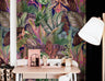 Dark Tropical Wallpaper Peel and Stick Wallpaper Removable Wallpaper Wall Decor Home Decor Wall Art Printable Wall Art Room Decor 3689 - JamesAndColors