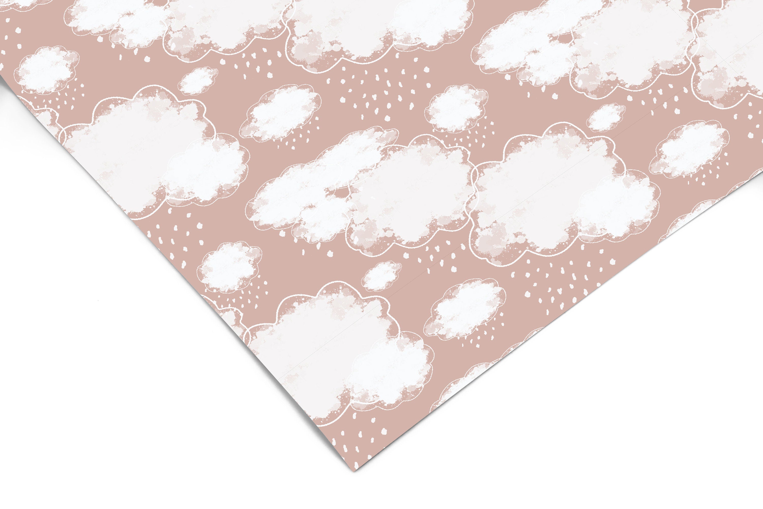Contact Paper Pastel Sky Clouds | Peel And Stick Wallpaper | Removable Wallpaper | Shelf Liner | Drawer Liner | Peel and Stick Paper 1197 - JamesAndColors