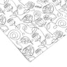 Contact Paper Floral Line Art | Peel And Stick Wallpaper | Removable Wallpaper | Shelf Liner | Drawer Liner | Peel and Stick Paper 1203