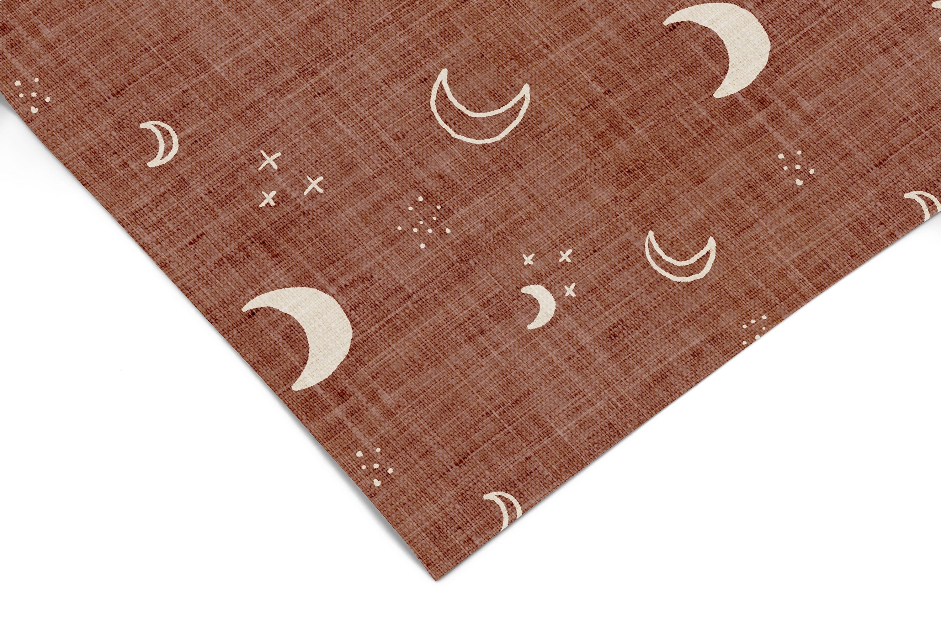 Boho Moons Contact Paper | Peel And Stick Wallpaper | Removable Wallpaper | Shelf Liner | Drawer Liner | Peel and Stick Paper 1270 - JamesAndColors